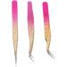 3 Piece Stainless Steel Nail Art Tweezers Set - Multifuntional Rhinestone Tongs for Manicure with Straight Bending Tips - Easy Absorption & Extraction - Buy Online on GoSupps.com