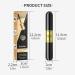 ChaneeHann Mascara black 2in1 waterproof mascara for length and volume natural look to dramatic 4D eyelashes - Buy Online on GoSupps.com