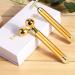 2-IN-1 Electric Gold Face Massager Roller | Instant Face Lift & Anti-Wrinkle | T Shape Arm Eye Nose Head Massager - Buy Online on GoSupps.com