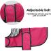 Dachshund Adjustable Lightweight Raincoat with Reflective Straps - Pink | Harness Hole | Best Gift for Dachshund - Size M - Buy Online on GoSupps.com