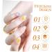 Healeved 1 Nail Art Polymer Clay Stickers for Nails Nail Art Sticker Diy Nail Art Decor Diy Manicure Supplies Cell Phone Accessories Polymer Clay Beads Candy Stickers Star Crafts Cream Gum - Buy Online on GoSupps.com