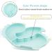 Silicone Suction Plate for Toddlers - Self Feeding Divided Dish and Bowl - Highchair Tray Compatible - Wyvern Mint Cream - Buy Online on GoSupps.com