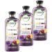 Herbal Essences Pure Passionflower and Rice Milk Nutrition Shampoo, 90% natural ingredients, Paraben-free, Dye-free, Silicone-free, Paraffin-free, 250ml x3 pack