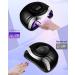 168W Aokyom UV LED Nail Dryer Lamp - Smart Timer LCD Display & Sensor for Gel Nail Polish - Black Silver Noble - Buy Online on GoSupps.com