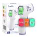 No-Touch Forehead Thermometer Instant Infrared Digital Thermometer with Fever Alarm 3 Backlit 32 Memories and Silent Mode 1 Second Fast Result Basal Thermometer for Body & Object