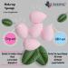 Texas Beauty & Health Makeup Sponges Set - 5 High-Density Blenders for Liquid Cream & Powder - Perfect Foundation Application (Light Pink - Buy Online on GoSupps.com