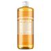 Dr. Bronner's - Pure-Castile Liquid Soap (Citrus  32 ounce) - Made with Organic Oils  18-in-1 Uses: Face  Body  Hair  Laundry  Pets and Dishes  Concentrated  Vegan  Non-GMO Citrus 32 Fl Oz (Pack of 1)