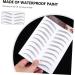 IWOWHERO Iaff Sticker 3 Sheets Waterproof Eyebrow Stickers Tool Stickers 6d Hair Eyebrows Eyebrow Transfer Stickers Man - Buy Online on GoSupps.com