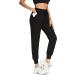 FULLSOFT Women's Sweatpants with Pockets - Black Joggers for Yoga, Workout & Running | Medium - Buy Online on GoSupps.com