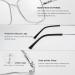 Reading Glasses Blue Light Blocking - Lightweight Anti-Glare Readers for Women with Spring Hinges - Black Frame Silver Bridge 2.25x Magnification - Buy Online on GoSupps.com