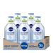 NIVEA NIVEA MicellAIR Skin Breathe Micellar Water Normal Skin Pack of 5 (5 x 400 ml) Micellar Water Make-Up Remover for the Face Eye Face and Lip Make-up Remover