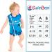 SwimBest Baby Wetsuit - Neoprene Swimming Costume for 0-6 Months | 50+ UV Protection - Red Fish Design - Buy Online on GoSupps.com