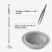 Yocada Toilet Plunger and Brush Set - 2 in 1 Combo for Bathroom Cleaning (Grey) - 1 Set - Buy Online on GoSupps.com
