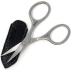 Shpitser Manicure and Pedicure Nail Scissors for Toe and Fingernails, German Stainless Steel, Handmade in Solingen Germany, Leather Case (Black)