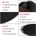 Kinky Straight Ponytail Extension with Bangs for Black Women Yaki Straight Wrap Arpund Pony Tail Hair Clip in Ponytail Extension Magic Paste Natural Looking Hair Hairpiece for Daily Party Use (Black) 20 inches Black - Buy Online on GoSupps.com