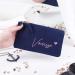 Herz & Heim Customizable Heart Cosmetic Bag - Perfect Gift for Women | Small Blue Cosmetic Case - Buy Online on GoSupps.com