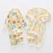 MAMIMAKA Cotton Footed Pajamas for Newborn Boys and Girls - Long Sleeve, 0-3 Months - Buy Online on GoSupps.com