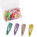 30 Pieces Candy Color Small Hair Clip Girls Baby Snap Hair Clip 3cm Metal Snap Hair Mini Clip Use for Girls Child