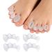 KIYOKI 2 Pairs Toe Separators Toe Spacers Bunion Corrector for Women/Men Foot Alignment - Firm for Advanced Users  Spreaders for Hammertoes  Bunions  Hallux Valgus Support Foot Fitness and Balance Medium Shoe Size Women ...