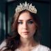 TOBATOBA Gold Crown: Crystal Princess Tiara for Women - Perfect for Wedding, Quinceanera, Prom & Cosplay - Buy Online on GoSupps.com