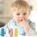 4pcs Toddler Training Toothbrushes for Babies | Silicone Teething Cleaning Bristles | Oral Care Set for Infants and Toddlers | Finger Massager included | Assorted Colors - Buy Online on GoSupps.com