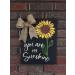 GAGA Self-Adhesive Silk Screen Stencil Sunflower Chalk Stencils | Reusable Home Decor for DIY Halloween Sign | Wood, Ceramic, Pillow | You Are My Sunshine 8.5x11inches - Buy Online on GoSupps.com