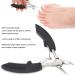 Cuticle Scissors Ingrown Toenail Clipper Stainless Steel Convenient Thick Ingrown Toe Nail Clippers for Correct Embedded Nails Relieve Pain(Black) - Buy Online on GoSupps.com
