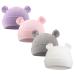XIAOHAWANG Newborn Hospital Hat Preemie Boys Girls Beanie Cotton Bear Ears Infant Baby Hats 0-6 Months Premature Color-C