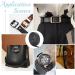Buy Wadorn 1.8 cm Double-Sided PU Leather Belt Strip - 4m Flat Leather Cord for DIY Pocket Straps & Watch Bracelets - Black - Buy Online on GoSupps.com
