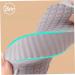 Soft Exfoliating Bath Sponge - Reusable Shower Brush for Adults Kids & Pregnant Women | Grey Spa Scrub for Dead Skin Removal - Buy Online on GoSupps.com