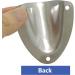 Stainless Steel Wire Cable Hole Ventilator Cover for Marine Boat - Small: 1-5/8 x 1-3/4 | Large: 2-1/4 x 2-3/16 - 2 PCS Option Available - Buy Online on GoSupps.com