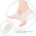 Practical Silicone Heel Lift Inserts - Size 8 White Shoe Pads for Comfort & Support | Shop Internationally - Buy Online on GoSupps.com
