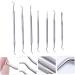 minkissy 1 Set Manicure Tools Metal Nail Pusher Cuticle Remover Cuticle Tool Precision Fine Point Nail Cuticle Trimmer for Craft Cuticle Stick Putter Stainless Steel Exfoliating - Buy Online on GoSupps.com