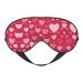 Valentine Day Print Unisex Sleep Eye Mask Soft Comfort Eye Shade Cover for Travel/Yoga/Shift Work