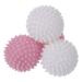 uxcell 4pcs Reusable Laundry Dryer Balls Vinyl Drying Balls for Reduce Wrinkles Static Fabric Softener Reduce Drying Time Save on Energy White and Pink White pink