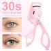 Heated Eyelash Curler Electric - 2 Modes, Quick Heating, Easy Curl, Long Lasting Natural Lashes - Save Makeup Time - Pink - Buy Online on GoSupps.com