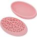 FQQWEE 2 in 1 Cosmetic Brush Drying Rack & Cleaner - Soft Silicone Makeup Brush Holder Caddy (Pink) - Perfect for Quick Clean & Dry - Buy Online on GoSupps.com