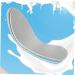 Orthotic Insole Inserts for Women - Arch Support Shoe Pads & Cushions | Sweat-Absorbing Liners - 1 Pair Grey - Buy Online on GoSupps.com