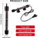 Vegena 50W Aquarium Heater with Adjustable Thermostat & Suction Cups - Ideal for 60L Fish Tanks - Buy Online on GoSupps.com