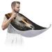 Beard Bib Apron Fox Beard Hair Catcher for Men Shaving Fathers Day Anniversary Christmas Gifts for Dad Husband Beard Bib with 2 Suction Cups