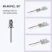 Sanding Bands for Nail Drill - 75pcs #80#120#180 Grit Manicure Efile Sanding Bits Replacement - 3/32 Inch Grinding Polishing Nail Sanding Bands - Ideal for Manicures and Pedicures - Buy Online on GoSupps.com