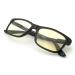 J+S Blue Light Blocking Glasses for Women Men | Anti Eyestrain Headache Glare 400UV from Computer/Gaming/TV/Phones Haka - Classic Rectangular Frame Haka - Black Frame - Low Color Distortion Lens