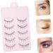 Beaupretty 5 Pairs Fake Eyelashes Makeup Eyelash Cat Eyes Eyelashes Beauty Eyelashes Beauty Accessories Transparent Band Eyelash 3d Magnetic Eyelashes Kit Natural Acrylic Woman Chemical Fiber - Buy Online on GoSupps.com