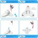 Flurff Interactive Cat Toy Butterfly - Electric Flutter Rotating Kitten Toy for Funny Exercise - Cat Teaser with Replacement White - Shop Now! - Buy Online on GoSupps.com