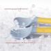 Purchase BPA-Free Baby Utensils Set - 360 Bendable Spoon & Fork - Heat-Resistant Toddler Cutlery with Travel Case (Yellow) | International Shipping Available - Buy Online on GoSupps.com
