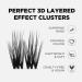 Beyelian C Curl Cluster Eyelashes - 48 PCs 0.07mm 16mm Individual DIY Extensions | Super Thin Black Band - Buy Online on GoSupps.com