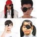 Black Adjustable Concave Shape Eyepatch for Amblyopia - Adult & Kid's Single Eye Mask - Buy Online on GoSupps.com