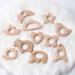 Natural Wood Teethers for Babies - DIY Necklace and Bangles for Soothing Gum Pain | Molar Teething Relief with Bird, Elephant, Sheep, Moon, and More - Buy Online on GoSupps.com