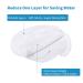 iCosow Reusable Makeup Remover Pads 15 Pcs | Organic Bamboo Cotton Rounds for Face | Wholesale Reusable Cotton Pads - White - Buy Online on GoSupps.com