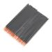 Hemoton 100pcs Disposable Eyeliner Brush Facial Tool Artificial Fiber Brush Lip Thin Eyeliner Brush Plastic 9x6.5cm Black